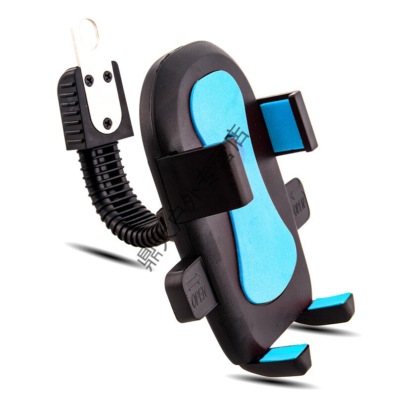 电动摩托车黄色防震手机支架 骑行导航的稳固伴侣与制动系统的重要性